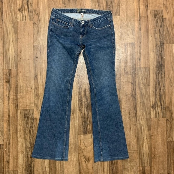 Bebe Medium Wash Flare Leg Denim Jeans 29 - Picture 3 of 6